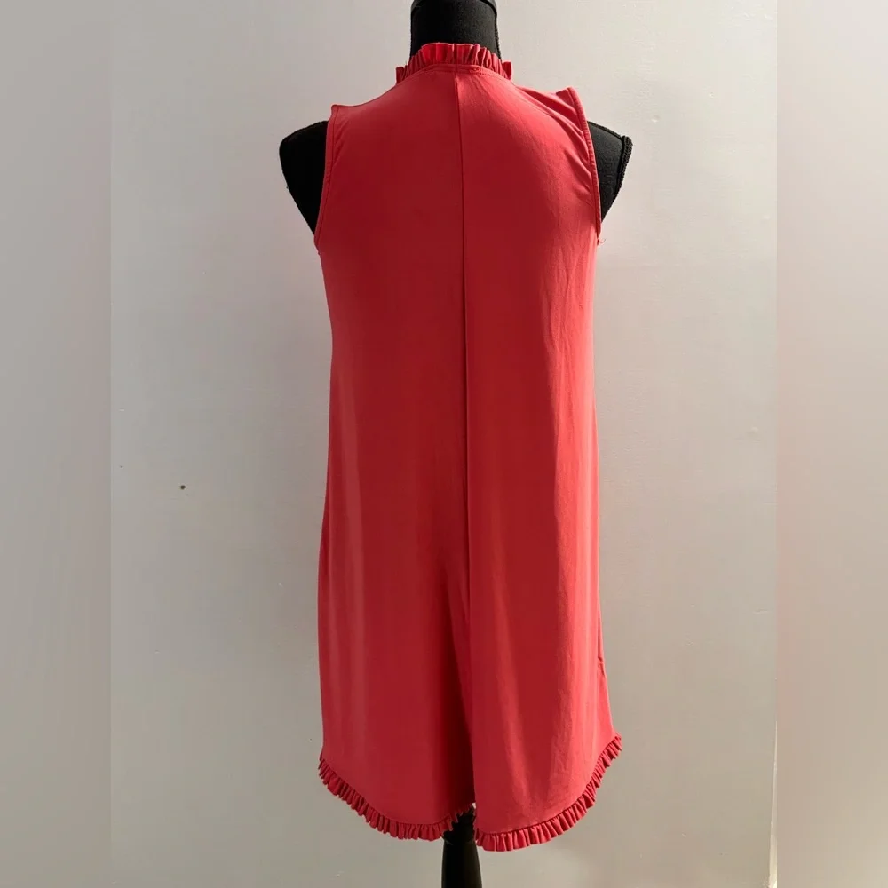 Tash + Sophie Coral Sleeveless flowy shift Dress XS - Picture 2 of 8